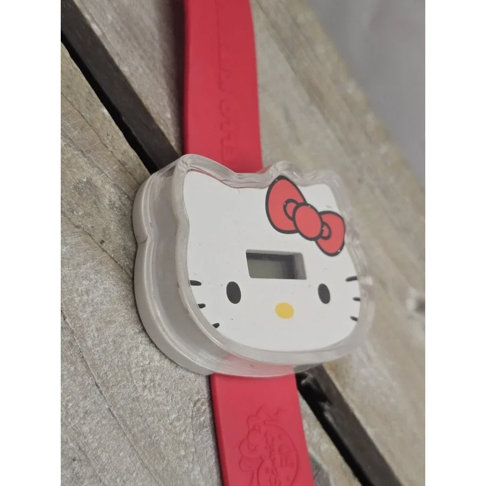 2010 Hello Kitty 50th Anniversary McDonald’s Digital Wristwatch Red Need Battery